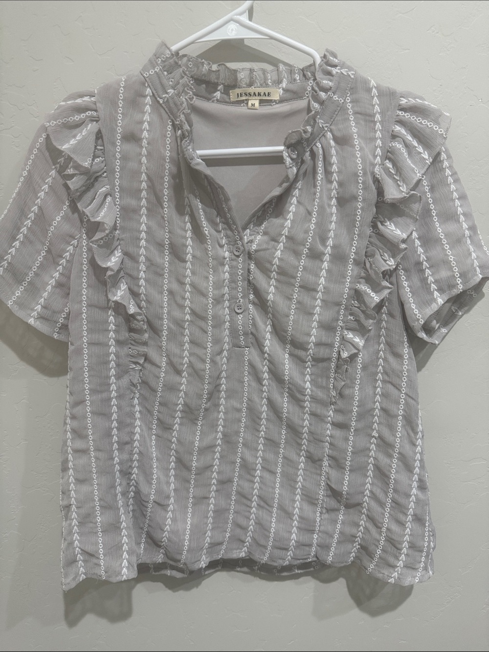 Jessakae Secret Garden Embroidered Blouse